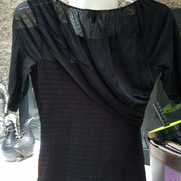 Anthropologie Deletta Whirled Mesh top S - Picture 3 of 5